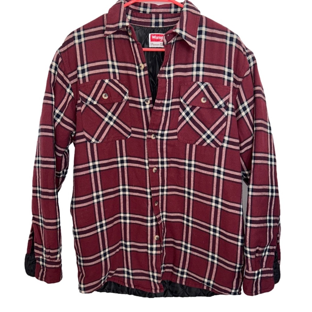 Wrangler Oversized Red Plaid Shacket